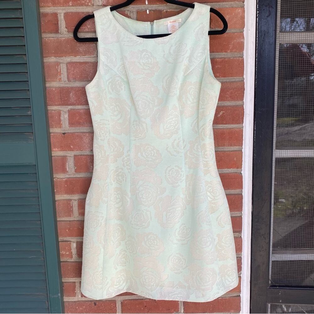 Esley Mint floral mini dress Medium
